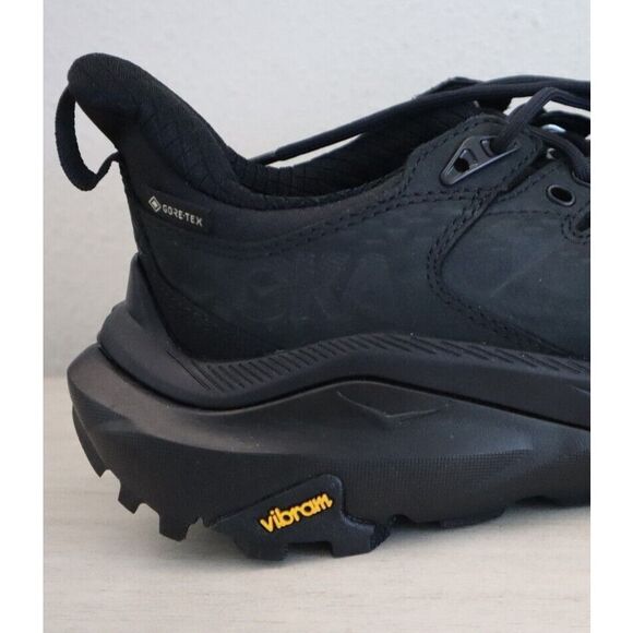 Hoka One One 1123191-BBLC Men's Sz 7B Black Kaha 2 Low GTX Hiking Shoes - Picture 9 of 11